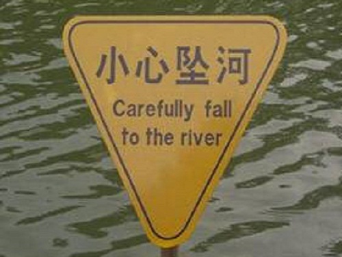 fall to river